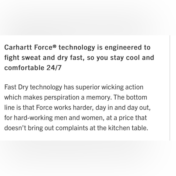 Women’s Carhartt Force Relaxed Fit T - Picture 13 of 15